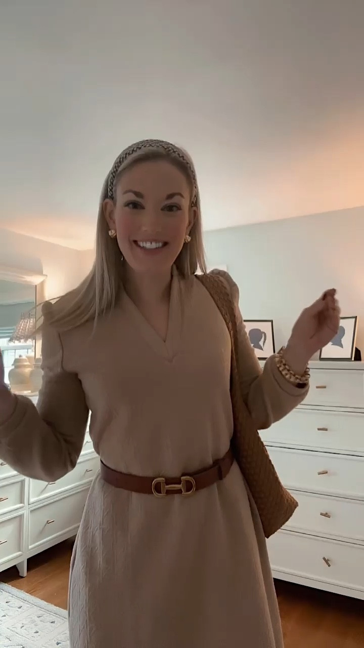 Fall dress, fall outfit, classic fall look 

#LTKVideo #LTKWorkwear #LTKFindsUnder100