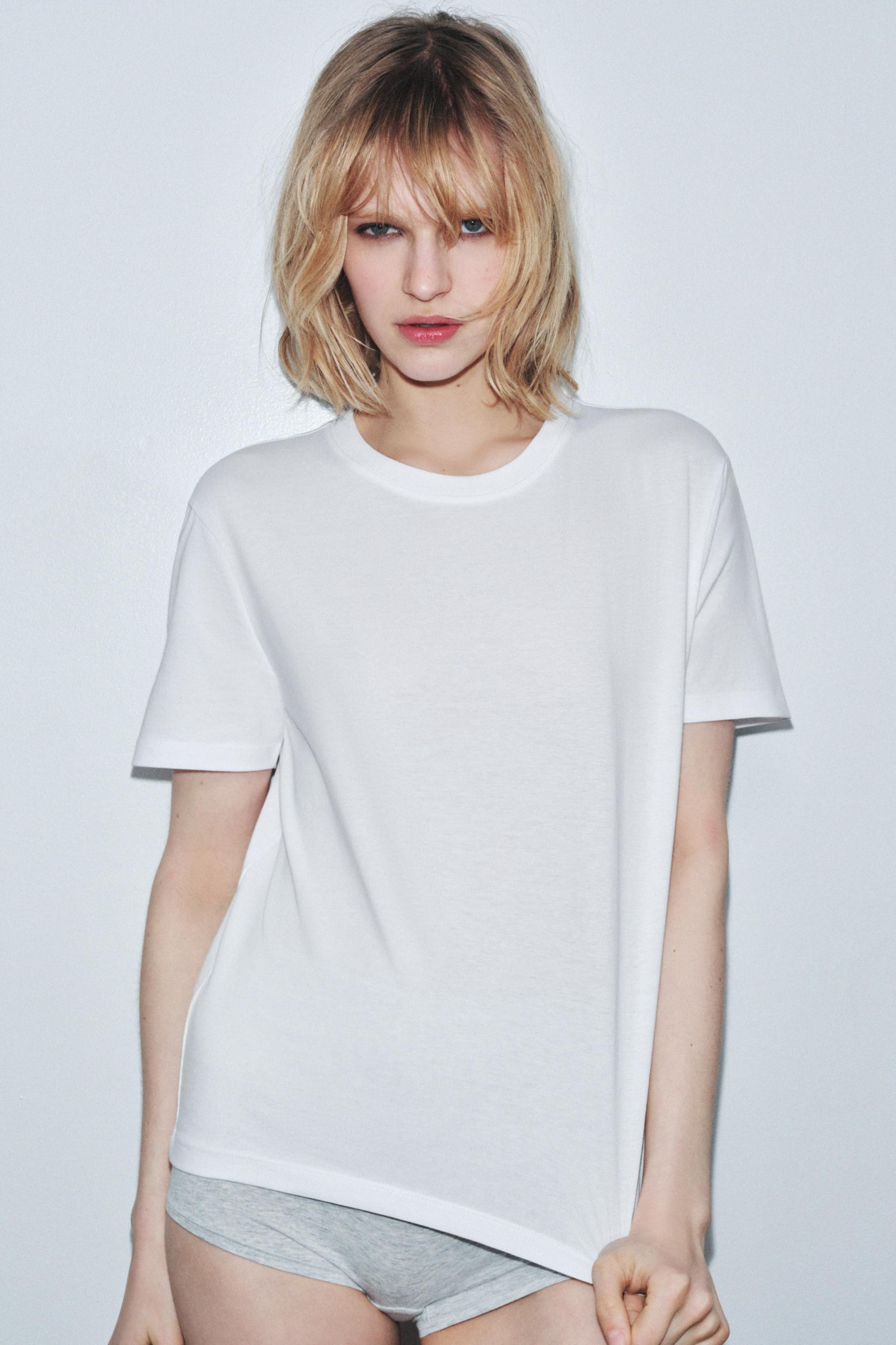 BASIC COTTON T-SHIRT | Zara US