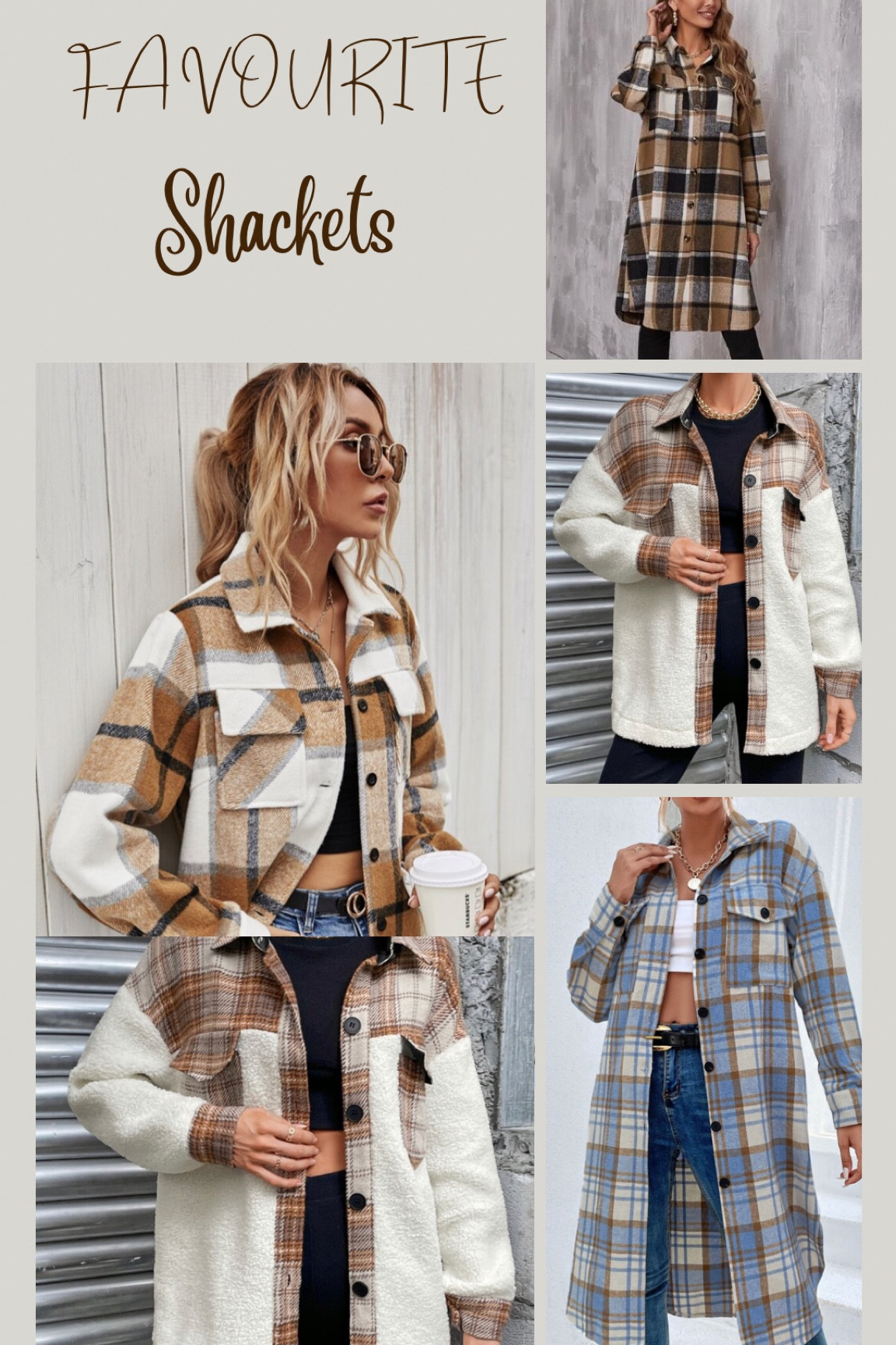 My favourite shackets to kick start the week | shackets | autumn jackets | outerwear | SHEIN | shacket styling | outfit inspiration | outer wear | fashion inspo | fashion blogger 

#LTKstyletip #LTKSeasonal #LTKunder50