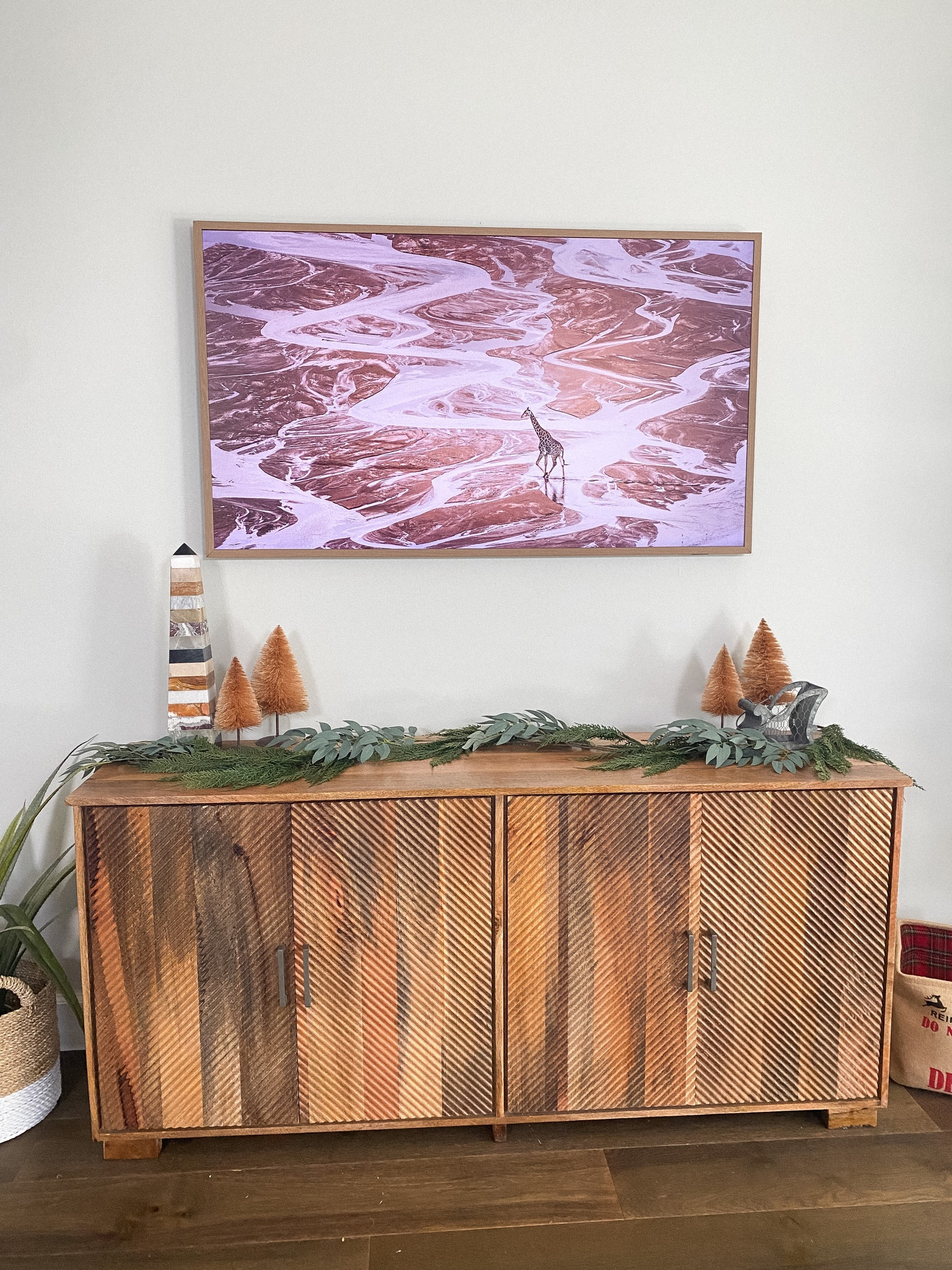 A little holiday decor styling in our living room. 

Christmas decor - Christmas decorations - target holiday - Holiday decorations - studio McGee - neutral Christmas decorations - frame tv - bottle brush trees 

#LTKSeasonal #LTKHoliday #LTKsalealert