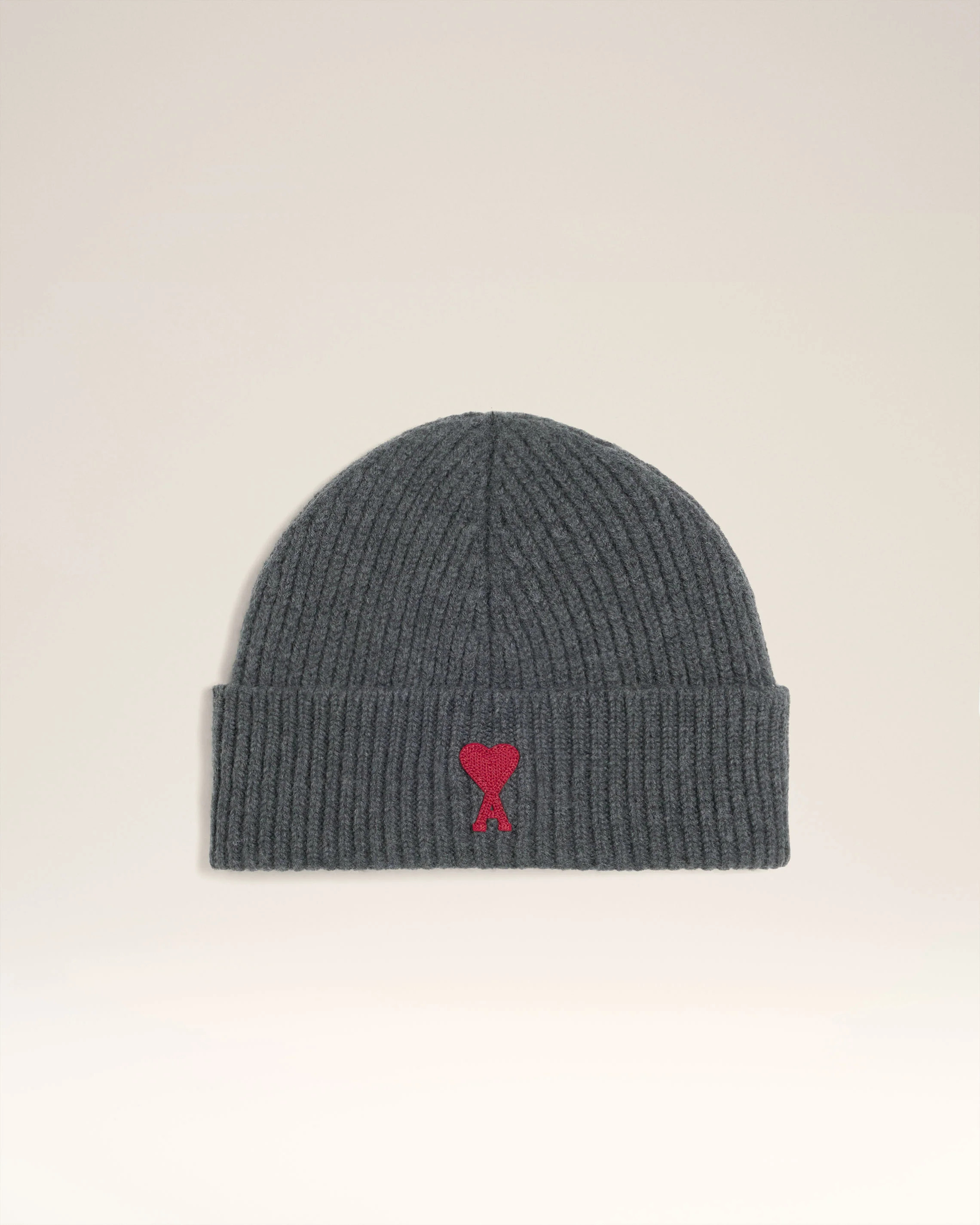 Rote Ami De Coeur Mütze - Schwarz/Rot | AMI PARIS | AMI Paris FR