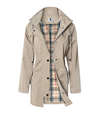 SaphiRose Women's Long Hooded Rain Jacket Outdoor Raincoat Windbreaker | Amazon (US)