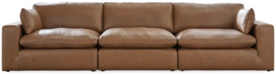 Emilia 3-Piece Leather Modular Sofa | Ashley Homestore