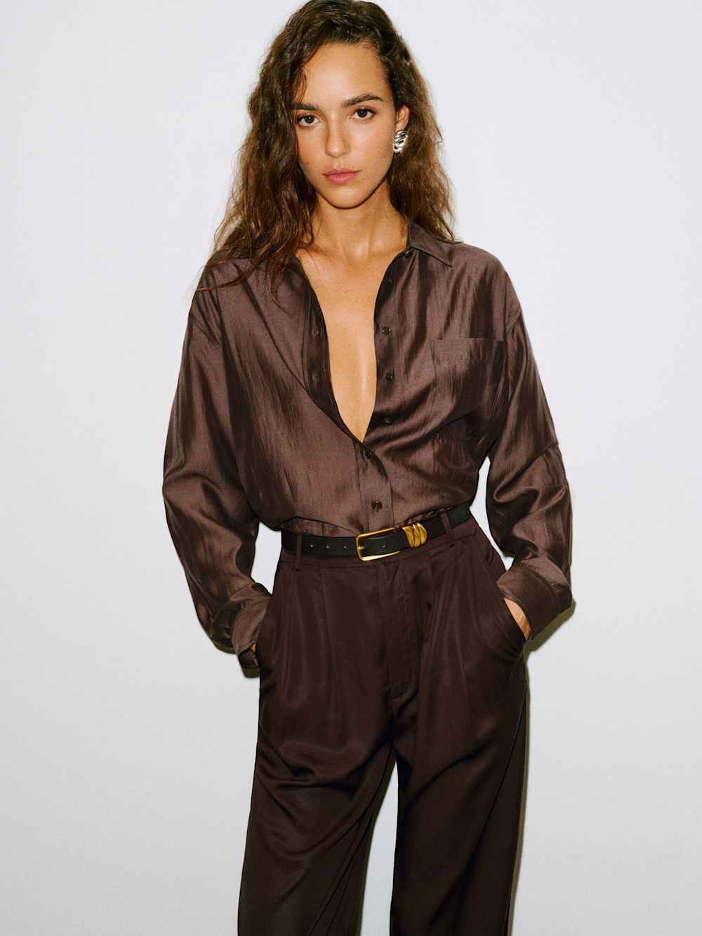 Eli Oversized Shirt | Reformation (Global)