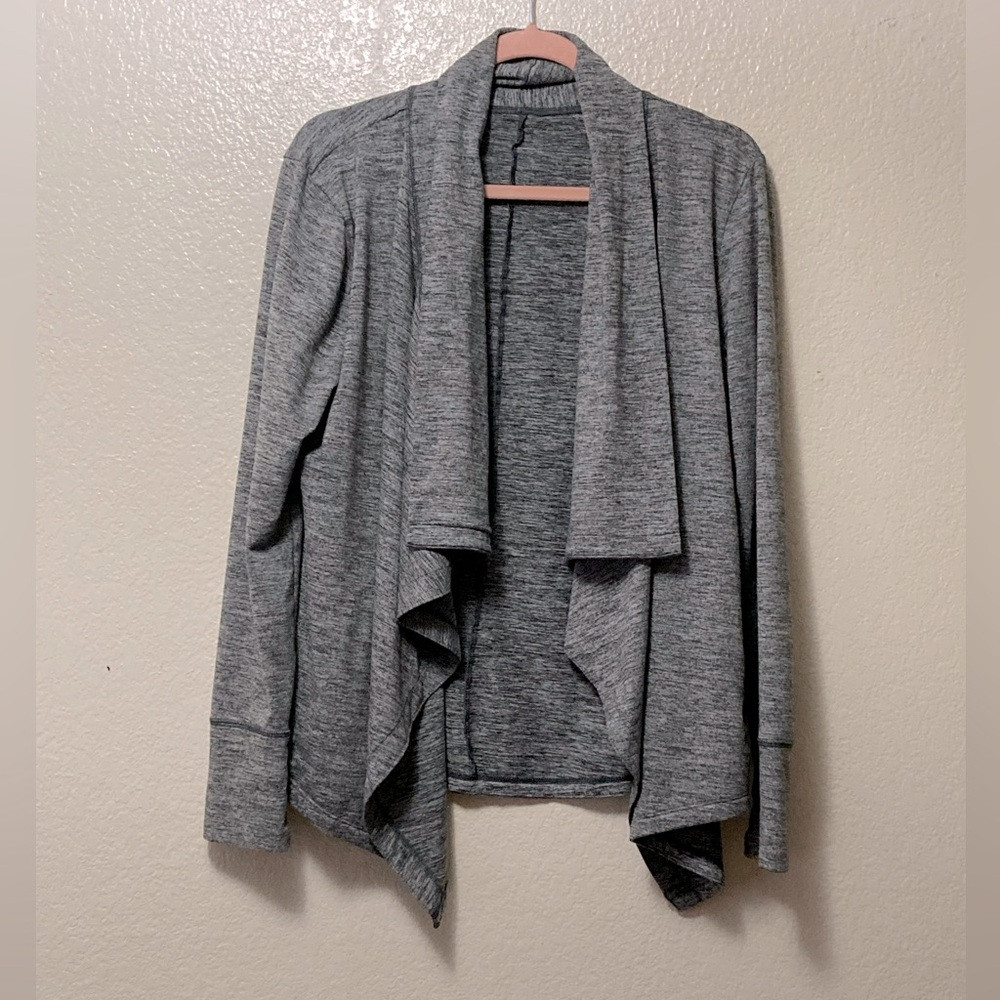 Nike Drapped Yoga Open Front Cardigan | Poshmark