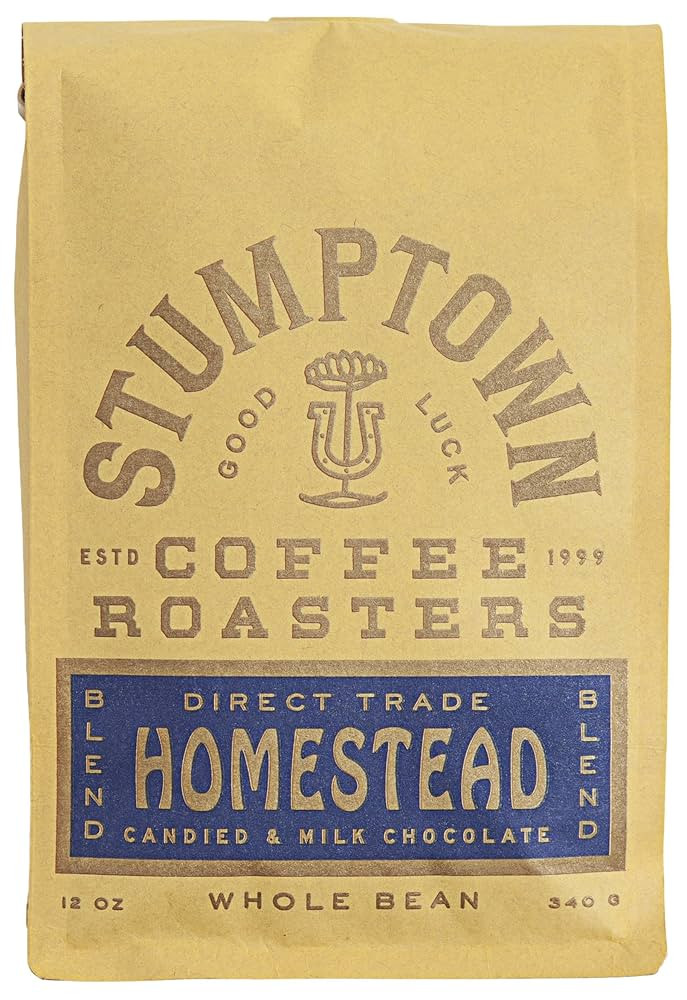 Stumptown Coffee Roasters, Homestead Blend - Whole Bean Coffee - 12 Ounce Bag, Direct Trade Coffe... | Amazon (US)