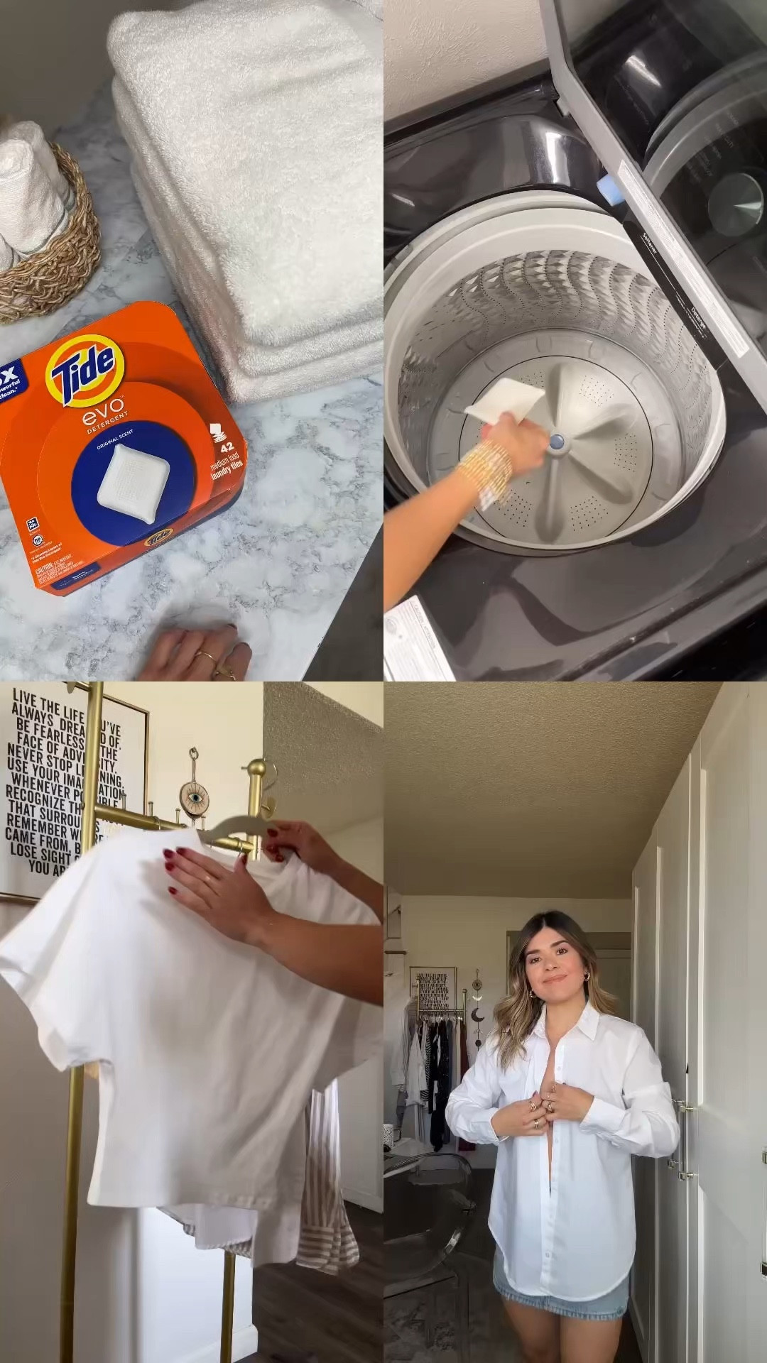 #AD This is NOT your typical detergent! This is Tide Evo! 💁🏻‍♀️🧺✨A brand new form of laundry detergent and it works like magic! It's made of 6 powerful layers woven into a magic tile that dissolves in water! It's an all-in-one scrubber, pre-treater, and freshener! 
I'm loving how much easier my laundry experience is now! Make sure to grab it on your next Target run! @Target  #Target #Targetpartner #Tidepartner #Tide #Tidevo
https://rstyle.me/+KJpd11Zz7FqHB1NKz_j77w @shop.ltk #liketkit


#LTKmomlife #LTKHome #LTKdayinmylife