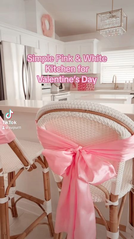 If you don’t want to get weighed down with a bunch of new Valentine’s Day decorations, here’s a few simple ideas to add a pop of pink to any room. Here’s my kitchen.




#LTKGiftGuide #LTKhome #LTKVideo