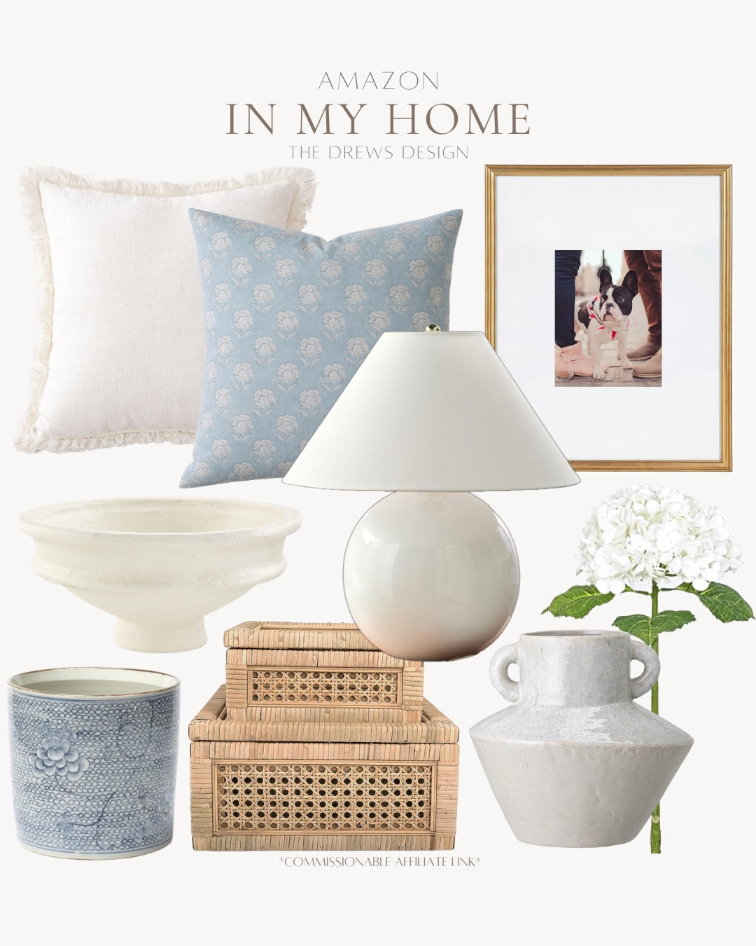Amazon in my home includes vase, faux hydrangeas, decorative boxes, planter, table lamp, decorative bowl, frame, throw pillows.

Home decor, coastal decor, home accents, looks for less. 

#LTKSaleAlert #LTKHome #LTKSeasonal