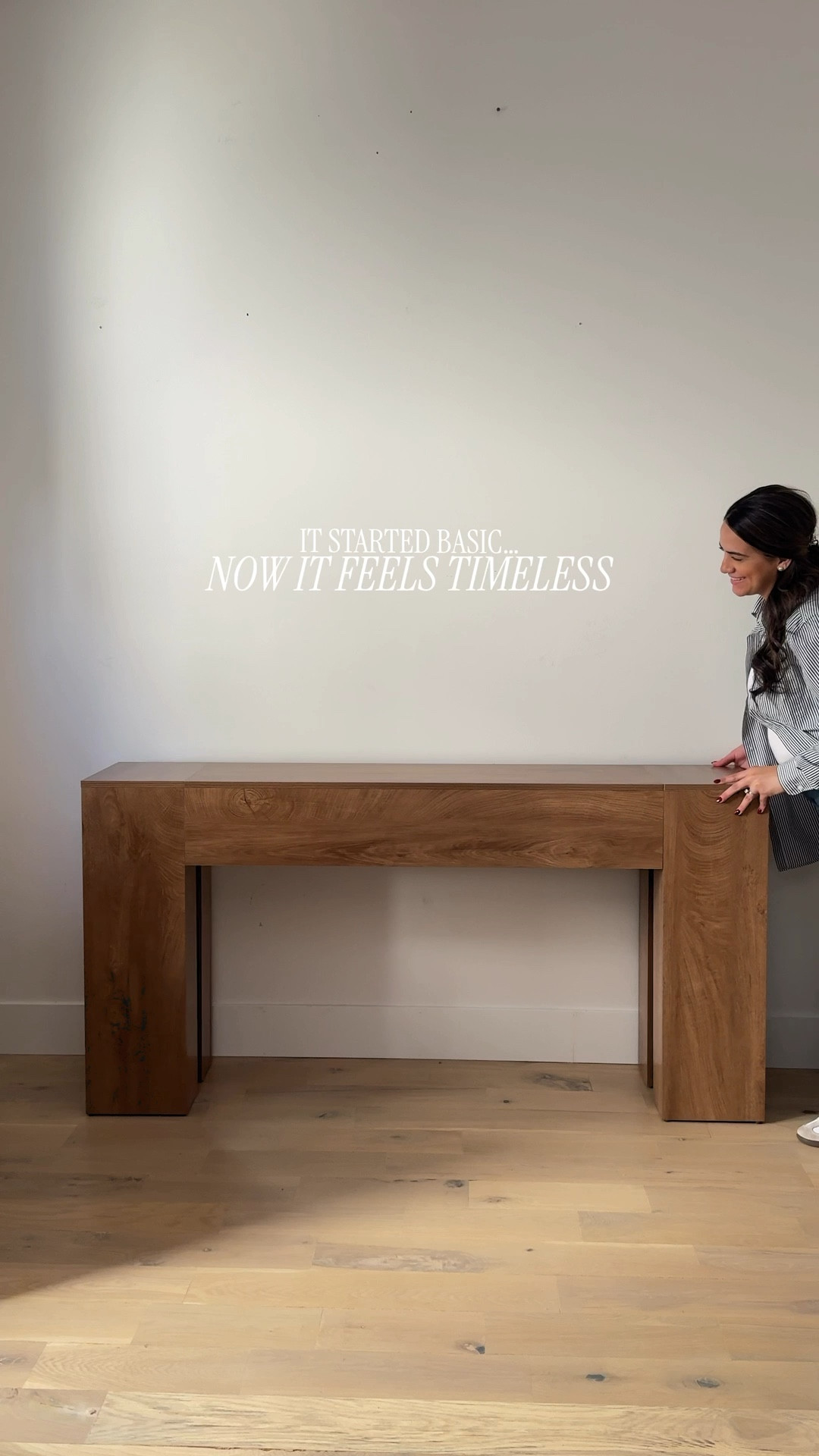 From basic to timeless- this console is so affordable but it looks so high end- 

Art
Entryway
Styling 
Decor
Luxe for less home finds 


#LTKmomlife #LTKHome #LTKSaleAlert