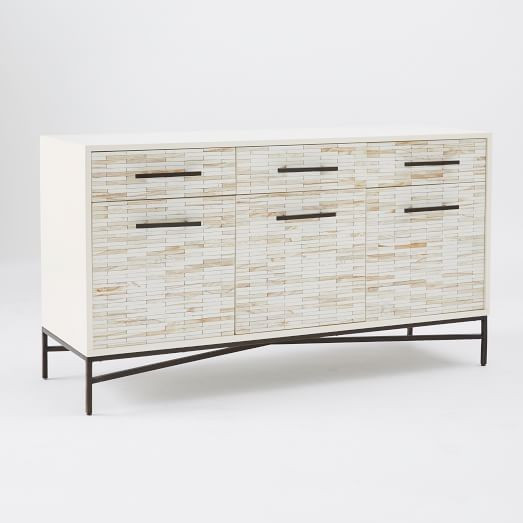 Wood Tiled Buffet | West Elm (US)