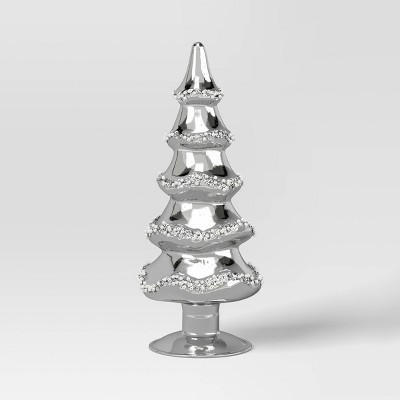 9.13' Christmas Glass Tree Silver - Wondershop™ | Target