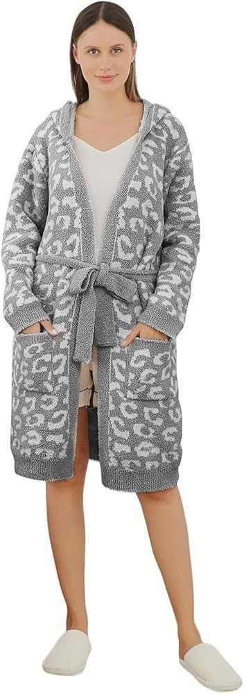 bearberry Cozy Robe Lightweight Soft Plush Bathrobe with Pockets for Women | Amazon (US)