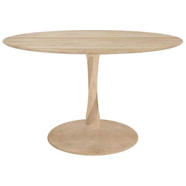 Oak Torsion Dining Table | Lumens