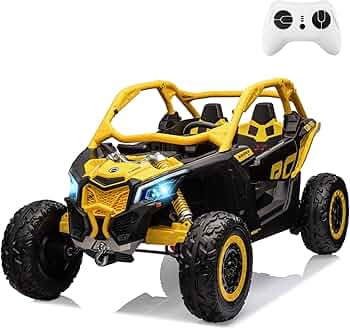 2 Seater Ride on UTV Car, Licensed Can-Am Electric Off-Road Car, 4WD Kids Truck w/Remote Control,... | Amazon (US)