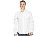 Tommy Hilfiger Men's Button Down Shirt, Classic White, X-Large | Amazon (US)
