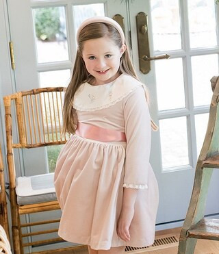 Edgehill Collection x The Broke Brooke Little/Big Girls Clara Velvet Nutcracker Dress | Dillard's | Dillard's