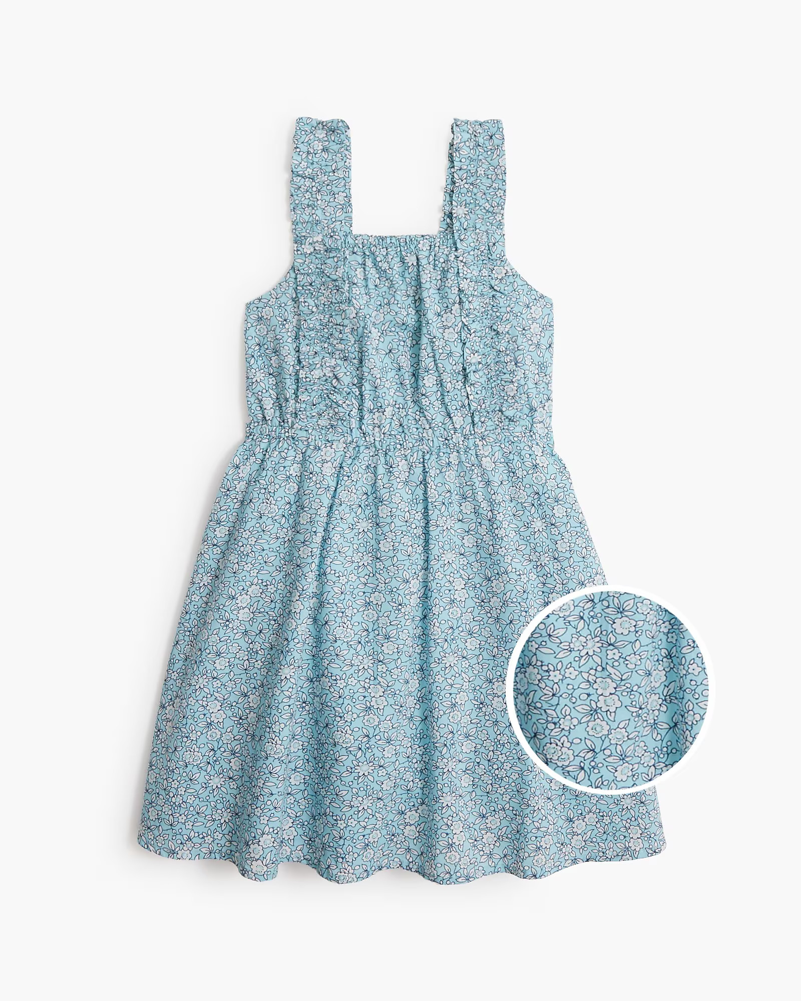 Girls' floral ruffle-strap dress | J.Crew Factory