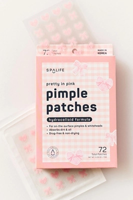 SpaLife Pretty In Pink Hydrocolloid Pimple Patches | Anthropologie (US)