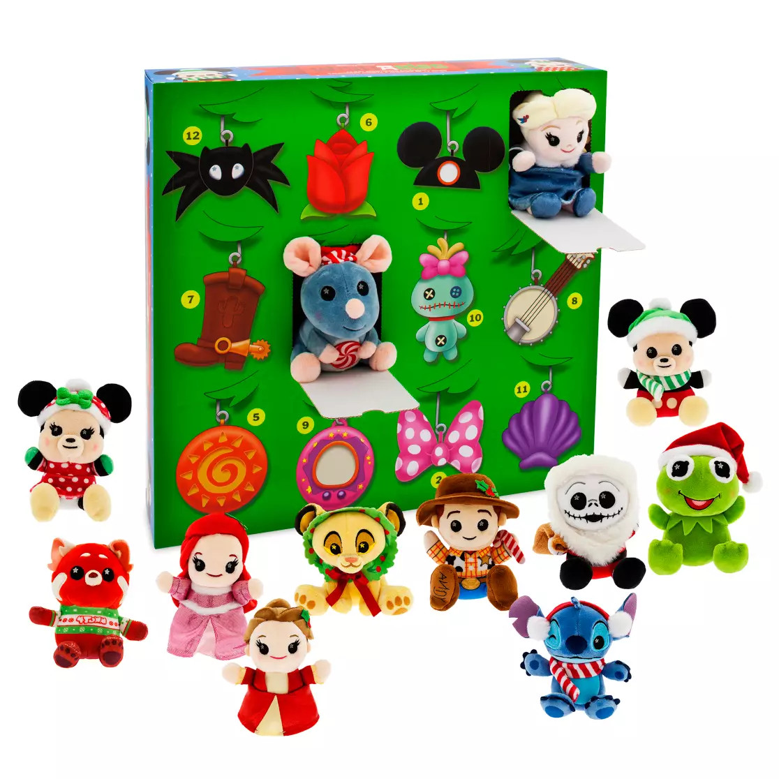 Disney Parks Wishables Plush Holiday Countdown Calendar – Limited Release | Disney Store