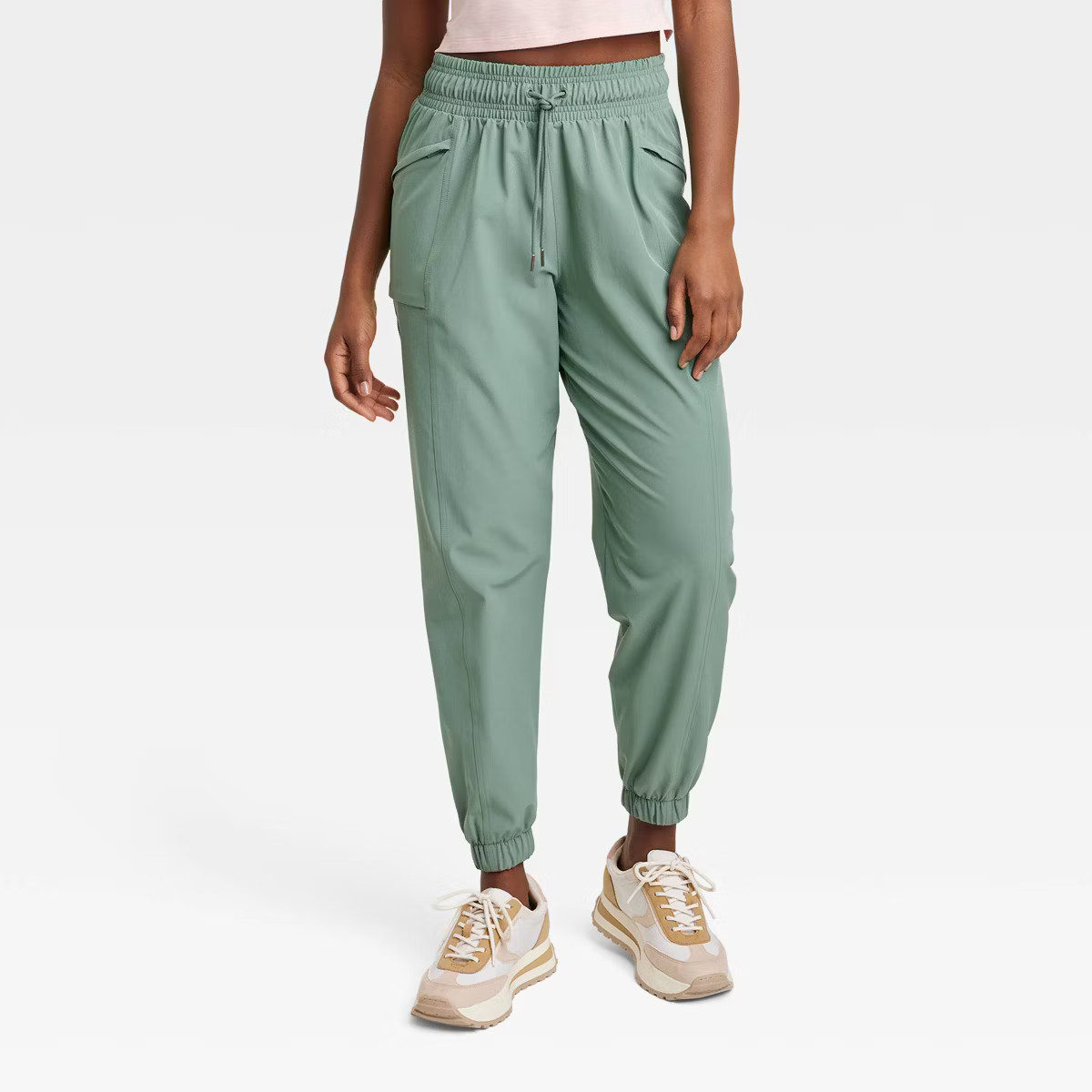 Women's Lined Winter Woven Joggers - All in Motion™ | Target