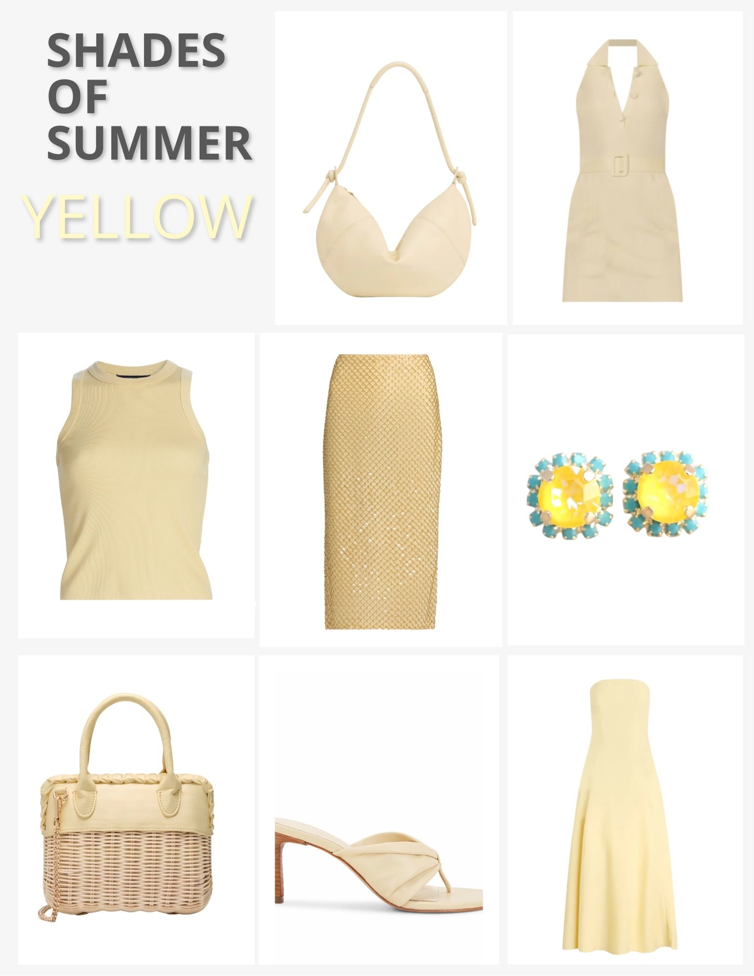 Summer’s ‘IT’ color to wear is butter yellow. Shop our favorite pieces for summer from tops, jewelry, shoes, dresses, pants and bags all in butter yellow (or shades of yellow).

#LTKItBag #LTKShoeCrush #LTKSummerEdit