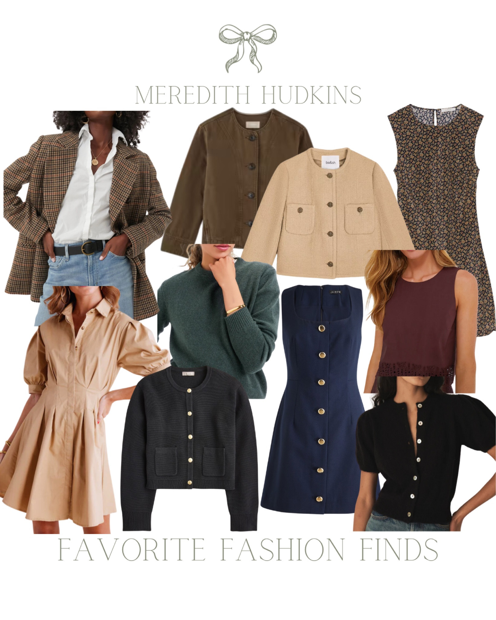 Doen, Meredith Hudkins preppy style, classic style, traditional style timeless style grandmillennial, old money style, J.Crew J.Crew factory, Tuckernuck, ba&sh, everlane, fall fashion, fall style, autumn style, autumn fashion, ootd 

#LTKSeasonal #LTKFindsUnder100 #LTKStyleTip
