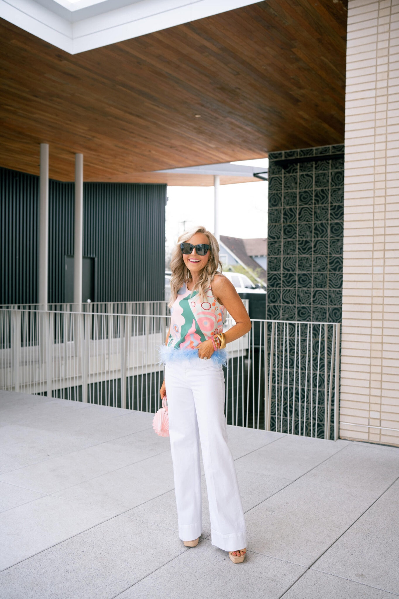 Palm Beach chic… statement style for my fav iconic era in fabulous fashion! wearing XS in top/size 24 in jeans || 

#LTKstyletip #LTKSeasonal #LTKtravel