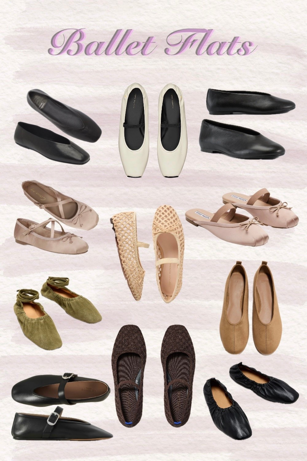 Ballet flats are back and better than ever! This timeless shoe style has made a major comeback, and I'm here for how effortlessly chic they make any outfit look.

What I love most about ballet flats is their incredible versatility. Pair them with cropped jeans and a blouse for a polished casual look, wear them with a floaty dress for spring brunch, or style them with tailored trousers for the office. They're comfortable enough for all-day wear, yet elegant enough to elevate even the simplest ensemble.

From classic leather finishes to modern mesh and knit styles, there's a ballet flat for every taste.

#LTKOver40 #LTKgrwm #LTKootd