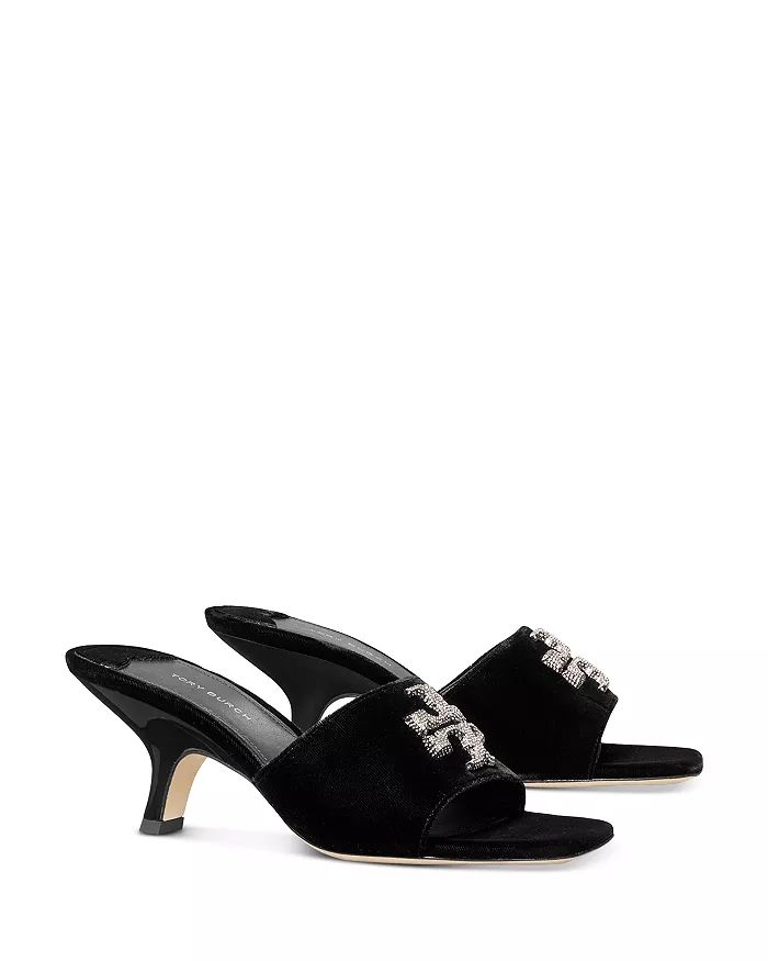 Women's Eleanor Pavé Kitten Heel Sandals | Bloomingdale's (US)