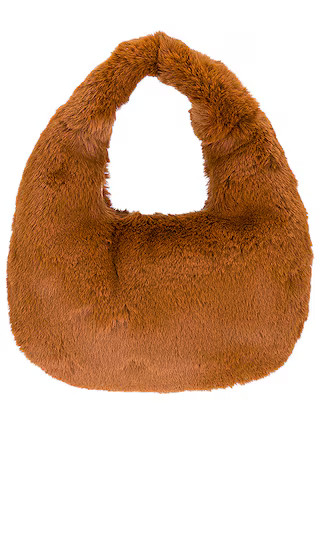 Faux Fur Handled Bag in Tobacco | Revolve Clothing (Global)