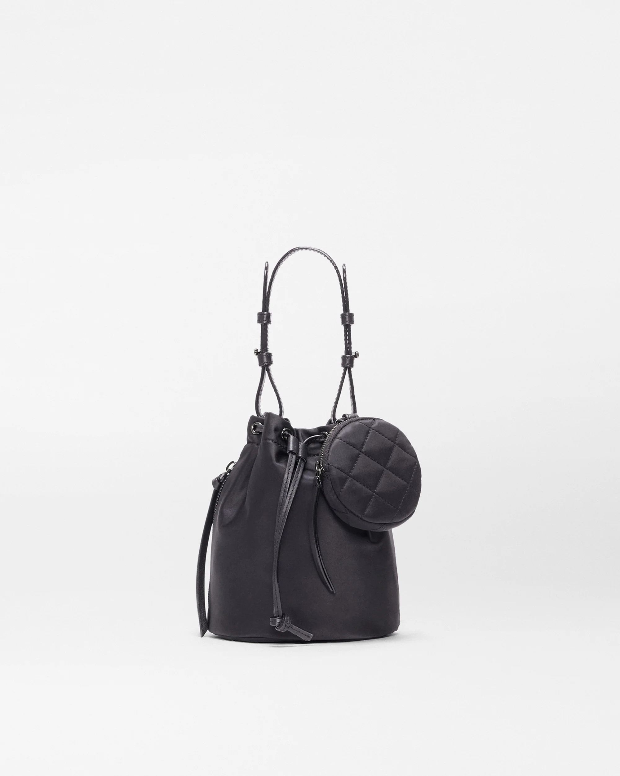 MZ Wallace Black Waverly Bucket Bag \u2013 Shoulder | MZ Wallace | MZ Wallace