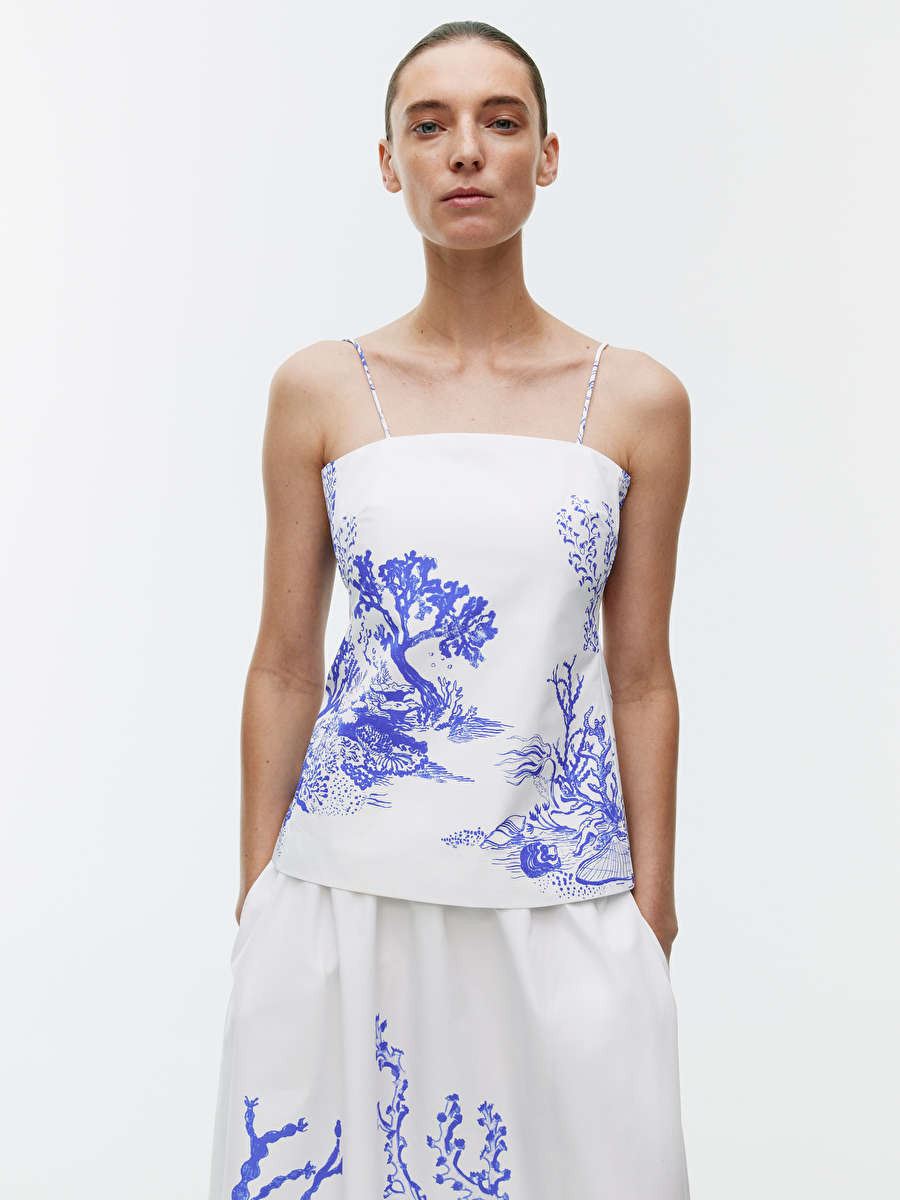 Print Strap Top | ARKET (US&UK)