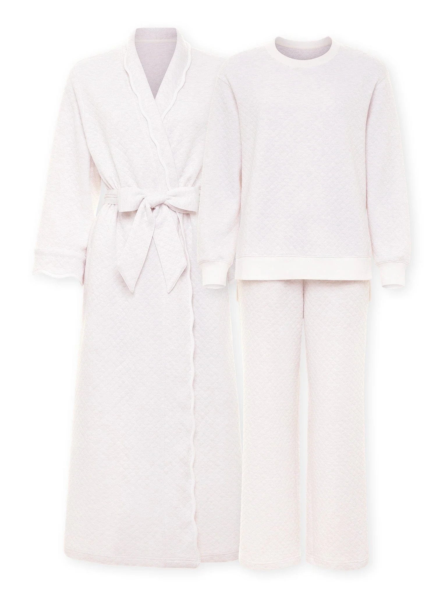 Oatmeal Bundle: Robe + Loungewear Set SMALL / X-LARGE | Heidi Carey