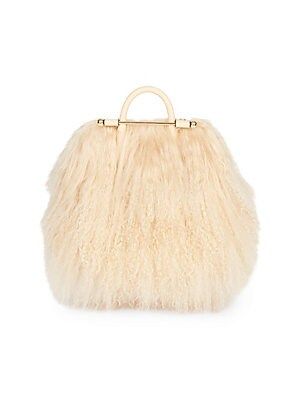 Strathberry Women's Nano Shearling Tote - Sand | Saks Fifth Avenue