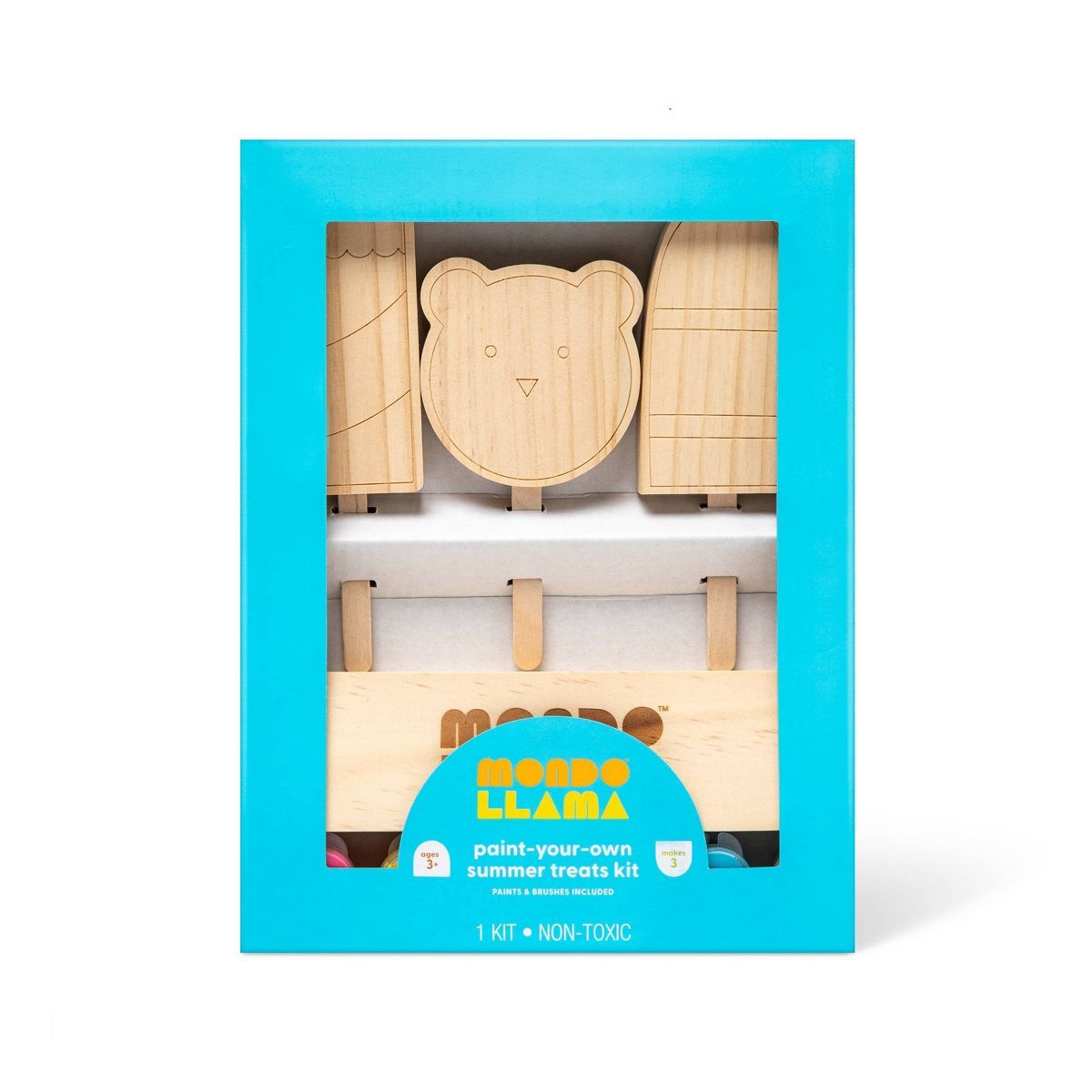 Paint-Your-Own Summer Treats Wood Craft Kit - Mondo Llama™ | Target