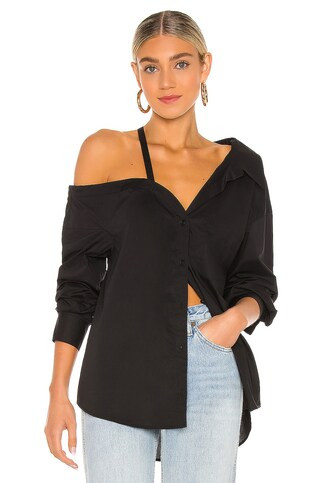 Off Shoulder Blouse in Black | Revolve Clothing (Global)