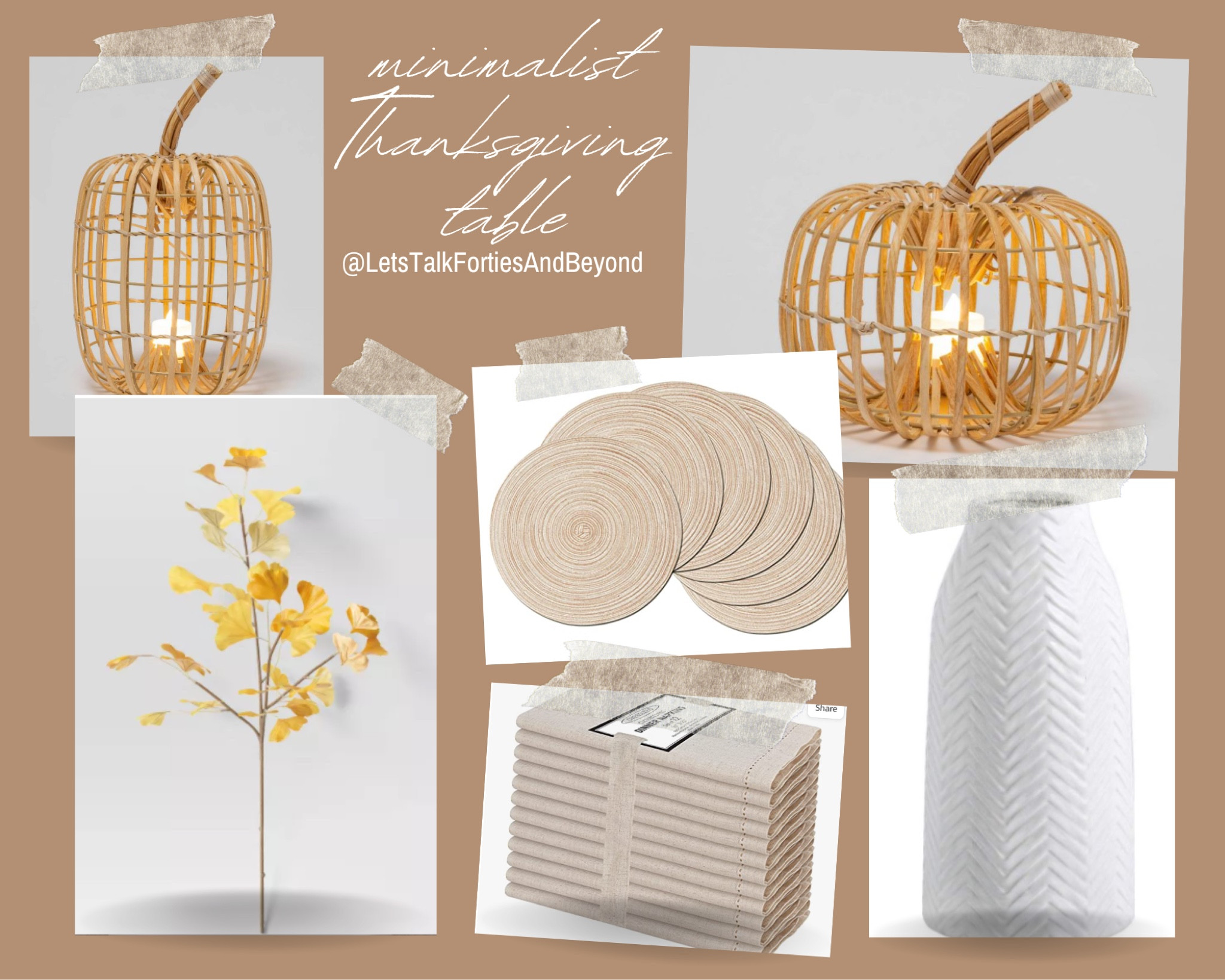 Minimalist Thanksgiving table 🦃

#LTKthanksgivingtable #LTKthanksgivingtablescape #LTKthanksgiving2022 #LTKminimalisttablescape #LTKthanksgiving #LTKsmazonfinds #LTKtargetfinds 

#LTKHoliday #LTKSeasonal #LTKhome