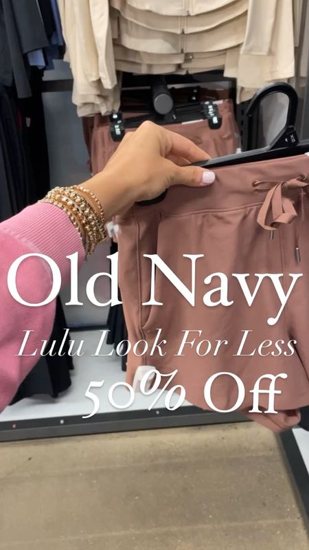 . These shorts remind me of lulu on sale for $14. Quality is amazing and they’re a ton of matching tops ✨ 
.
#oldnavy #oldnavystyle #workoutclothes #fitnessclothing #casualstyle #loungeset 

#LTKfitness #LTKfindsunder50 #LTKsalealert