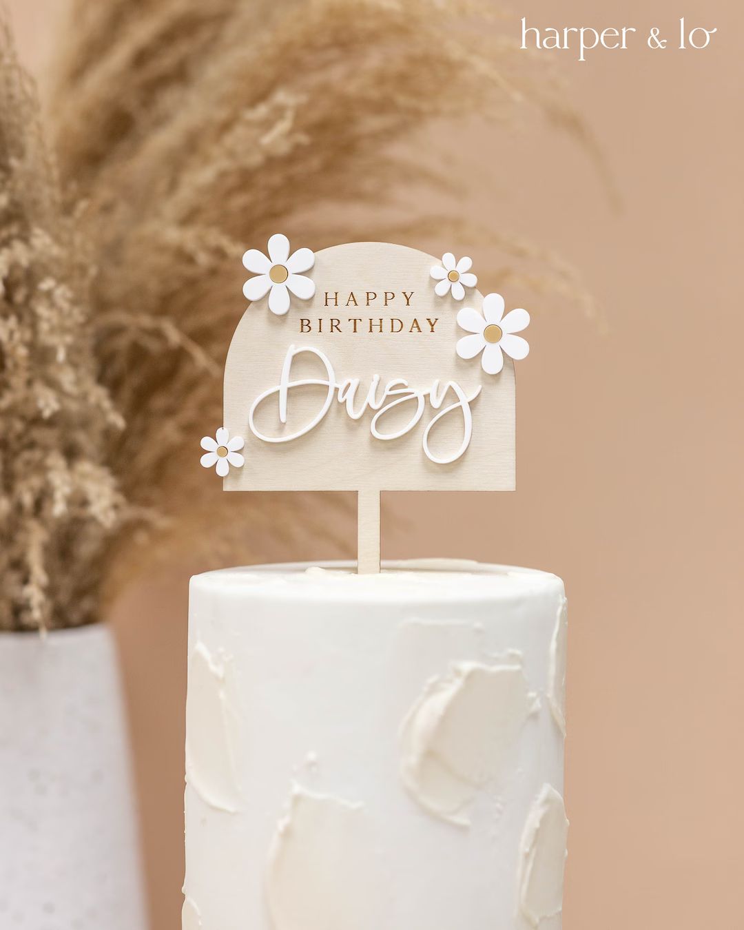 Arched Daisy Cake Topper Flower Daisy Birthday Party Decor - Etsy | Etsy (US)