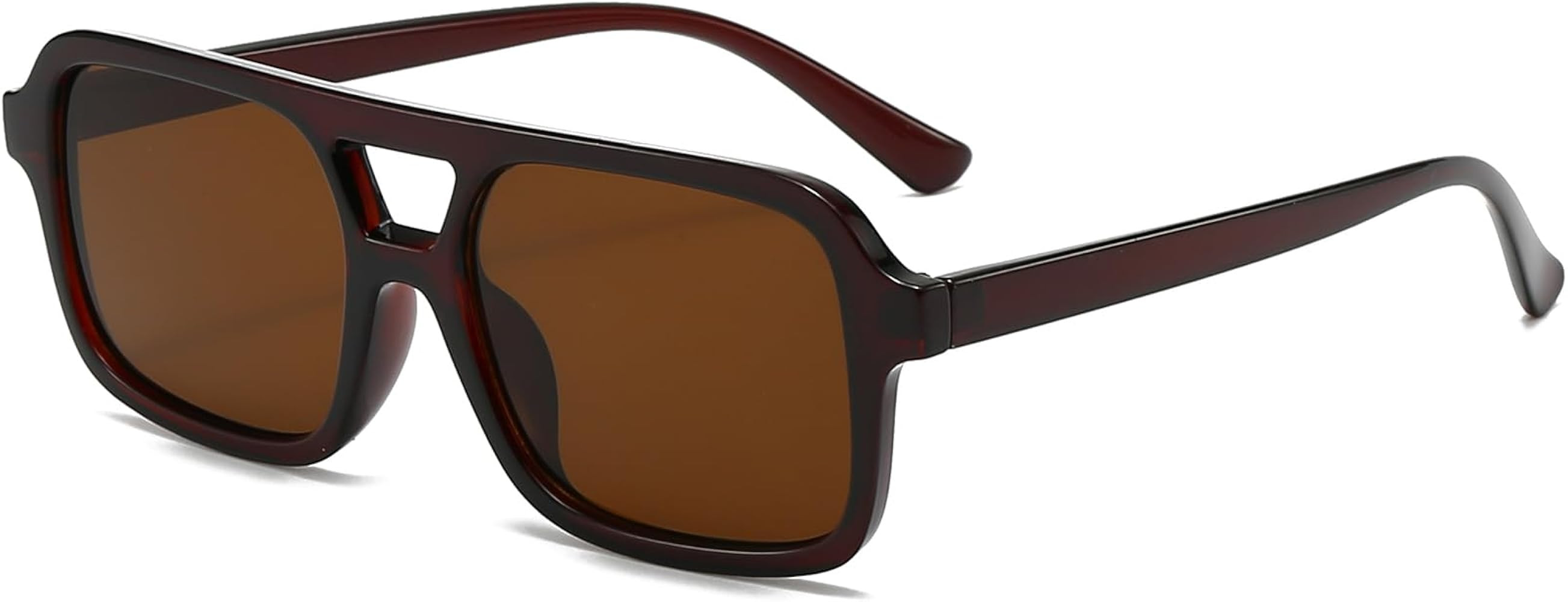 AIEYEZO Retro Square Sunglasses for Women Men Trendy Rectangle Aviator Sun Glasses Vintage 70s Sh... | Amazon (US)