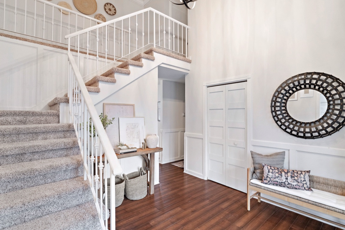 Foyer entryway decor. Console table. Bench. Target home  

#LTKstyletip #LTKFind #LTKhome