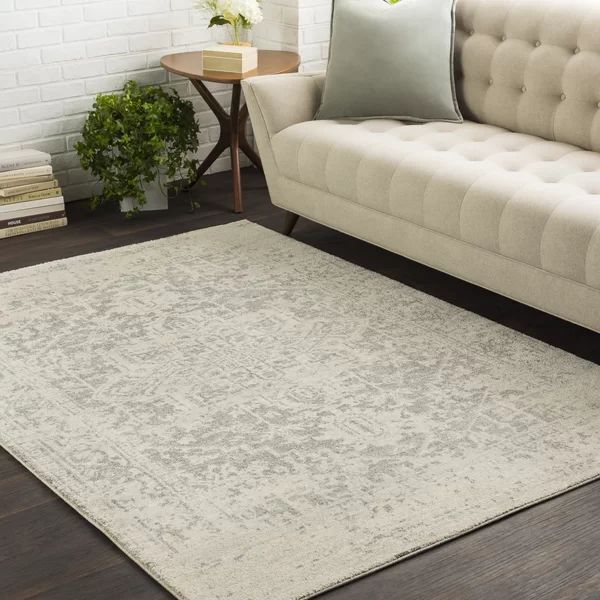 Hillsby Oriental Charcoal/Light Gray/Beige Area Rug | Wayfair North America