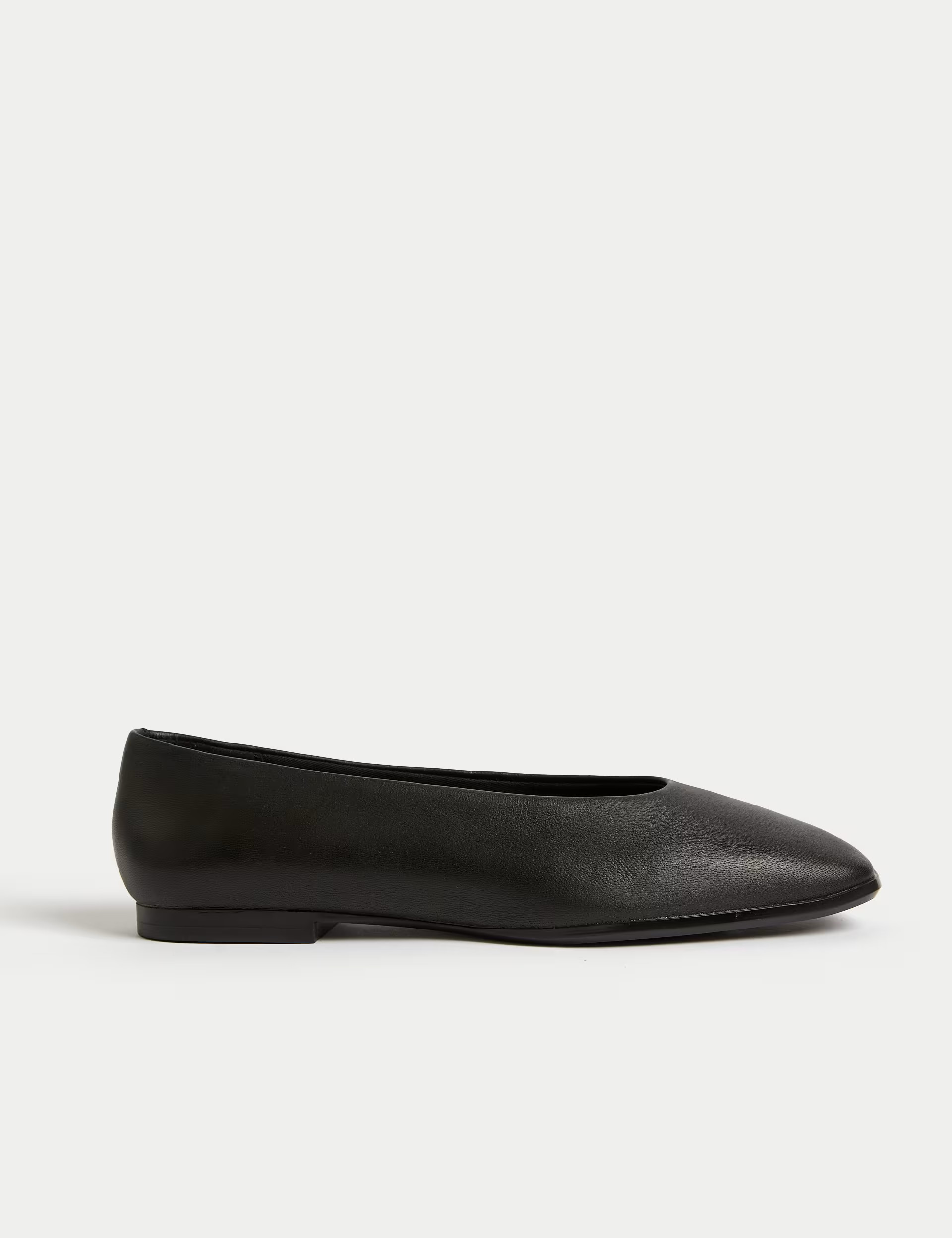 Leather Square Toe Ballet Pumps | Marks & Spencer (UK)