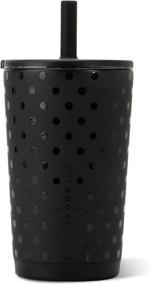 HydroJug Polka Dot Everyday Tumbler 14 oz, Ceramic-Lined, Noir Satin | Amazon (US)