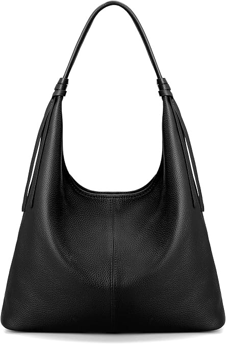 befen Genuine Leather Slouchy Hobo Purses for Women, Casual Hobo Bags | Top Grain Real Leather To... | Amazon (US)