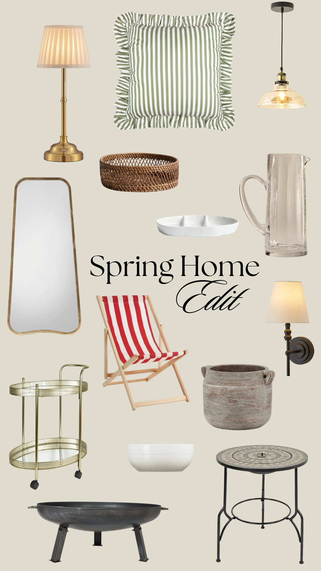 Spring Home Edit
Wayfair, Amazon Touch Lamp, Bar Cart, Fire Bit 

 #LTKuk #LTKspring #LTKeurope