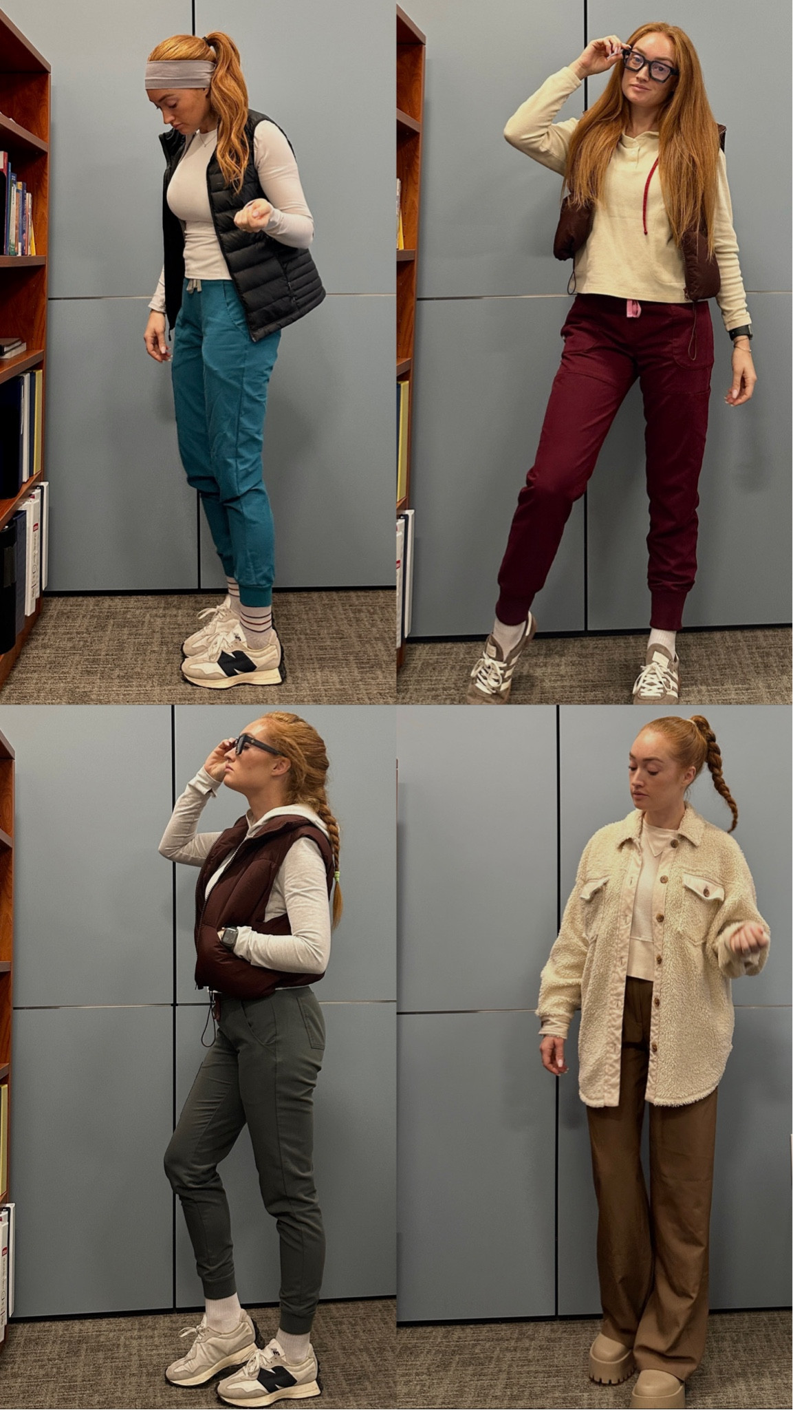 This weeks’ office fits 🩺⚕️📥 I do an XS in FIGS joggers! I like my scrub pants to be a little bit on the tighter side 🤷

#LTKStyleTip #LTKFindsUnder100 #LTKActive