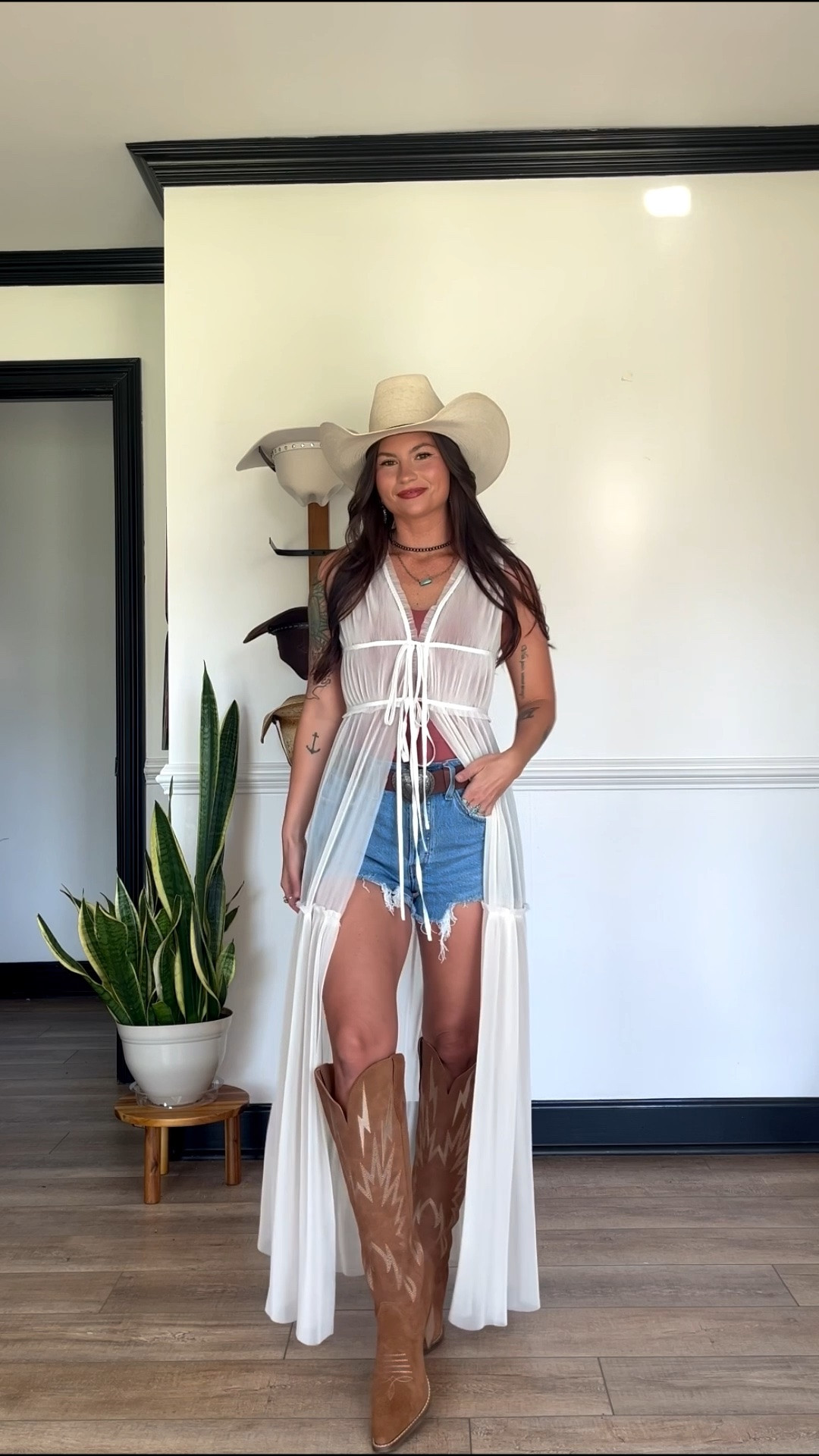 Chiffon tie duster top has been restocked! Wearing small but could have sized down to xs! Code LORIG30 or LORILYNN35 to save on top!

#LTKootd #LTKgrwm #LTKSeasonal