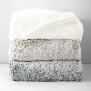 Hudson Park Faux Fur Colored Throw | Bloomingdale's (US)